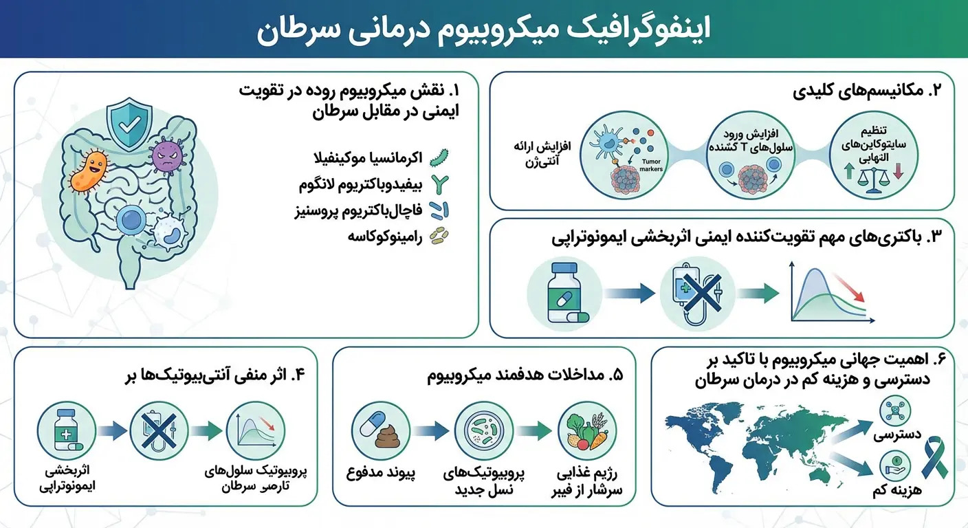 ميكروبيوم روده درمان سرطان